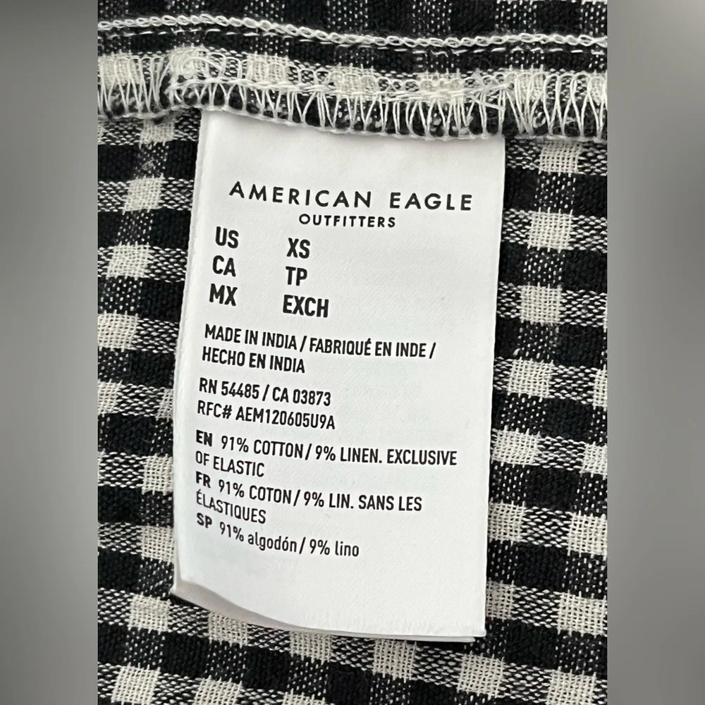 American Eagle Outfitters Black and White Maxi Dress - Picture 6 of 6
